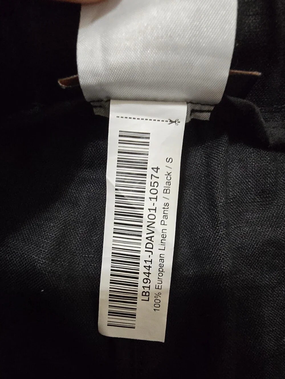 Quince European Linen Pants Womens Small Black Wide Leg Relaxed Pull On